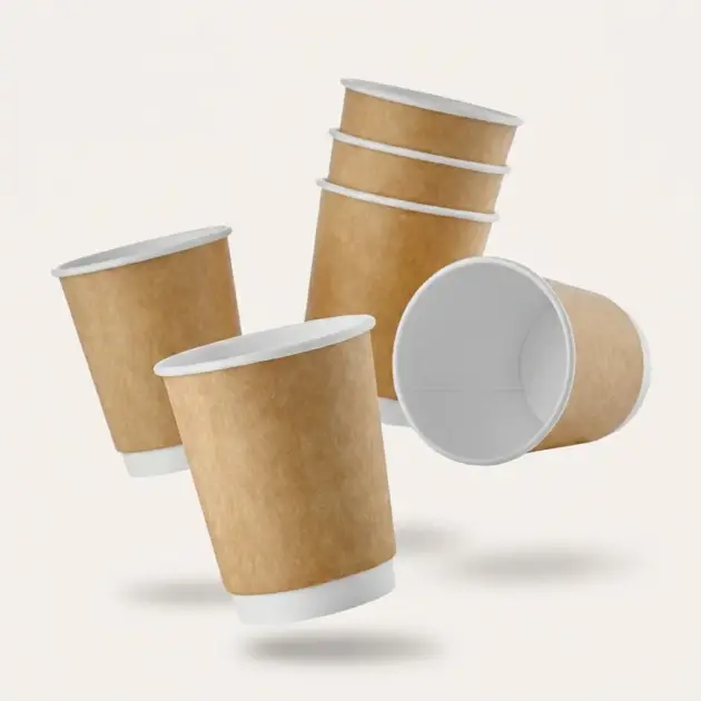 12Oz Brown Double Wall Paper Cup